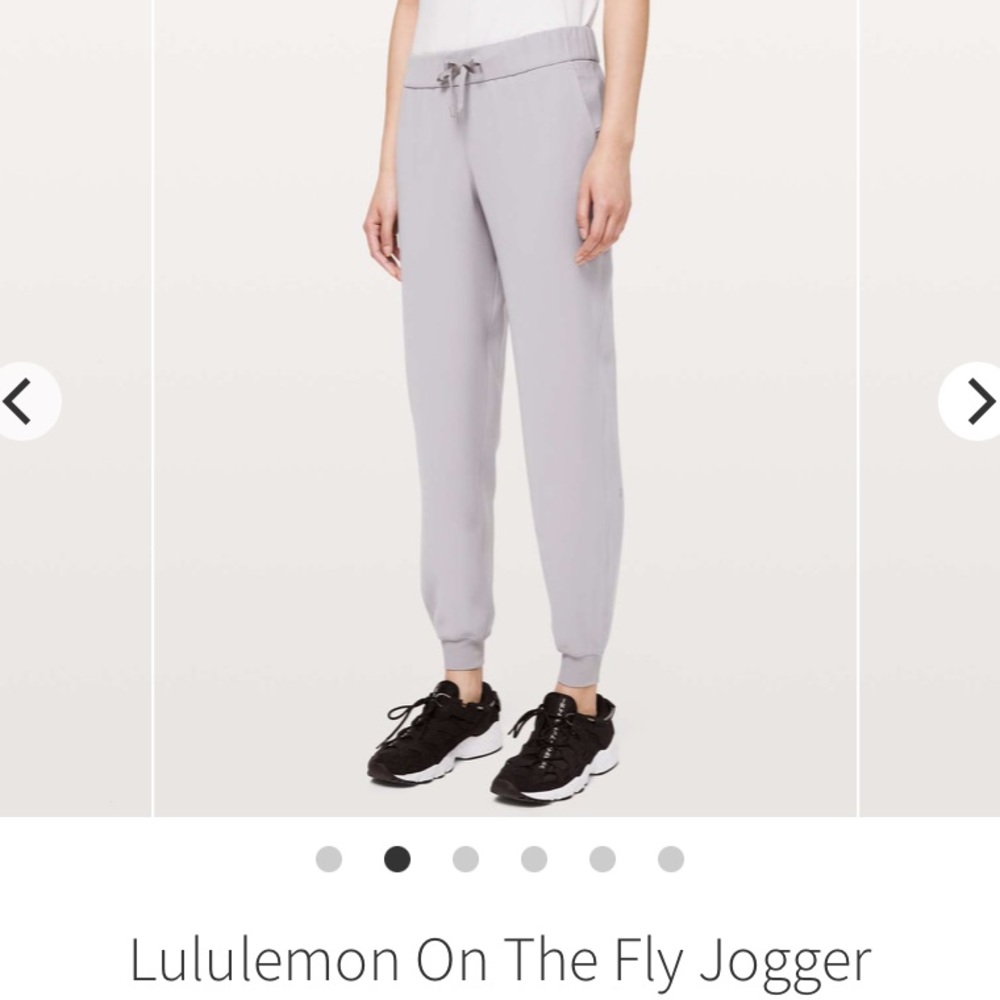 Lululemon NWT On The Fly Jogger Lulu Pant Grey